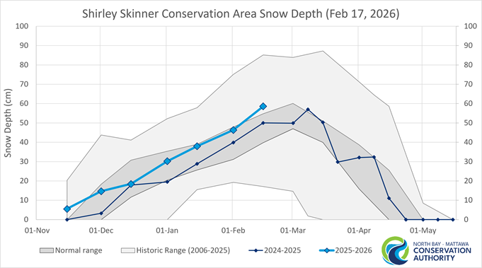 Historic Snow Depth For Chisholm